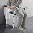 thumbnail image 6 of Elderly Grab Bar Toilet Frame Foldable Adjustable Safety Grab Handle 441 lbs, 6 of 10