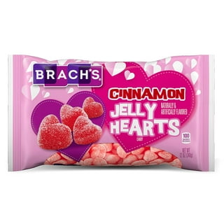  Brach's Cinnamon Imperial Valentine's Day Hearts Hard Candy, Cinnamon Heart Candy, Old Fashioned Candy