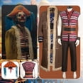 thumbnail image 2 of Buggy One cos Piece Cosplay Live Action Fantasia Disfraz Adulto Hombre Pirata Sombrero Abrigo Pantalones Trajes de Fantasía Traje de Halloween, 2 of 5