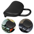 thumbnail image 1 of WHAMVOX Black Motorcycle Backrest Pad with Sponge Cushion Durable Support for Rear Passenger Seat, 1 of 8