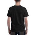 thumbnail image 2 of Camiseta divertida de "Hola Estudiantes" para profesor de español, regalo de vuelta al cole. Camiseta unisex de algodón con gráfico retro, manga corta negra, corte regular, lavable a máquina, informal, 2 of 6