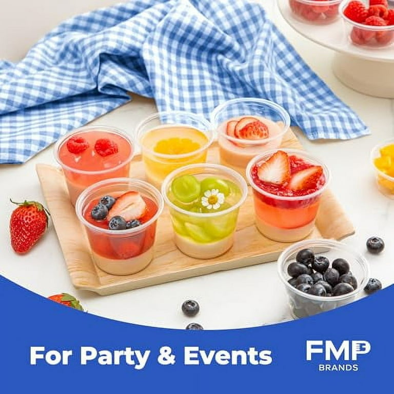 Fit Meal Prep 250 Pack 1 oz BPA Free Condiment Cups No Lids, Disposable  Jello Shots Containers, Small Dipping Sauce Cups, Plastic Ramekins in Bulk,  Stackable Souffle Cups for Sample, Portioning - Walmart.com