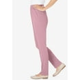 thumbnail image 3 of Woman Within Plus Size Knit Hassle-Free Pull-On Elastic-Waist Pants, 3 of 3