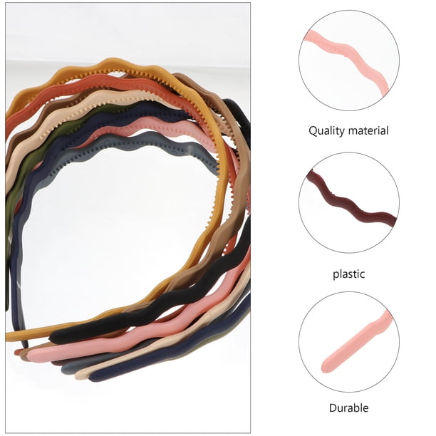 BESTYASH 12Ud Diademas Plásticas Con Para Mujer Accesorios Resistentes Y