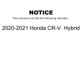 thumbnail image 2 of AmeriBRAKES Front Rear Ceramic Disc Brake Pads Kit For 2020-2022 Honda CR-V FULL HYBRID EV-GAS (FHEV) engine KNF-100415, 2 of 8