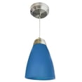 thumbnail image 2 of Lampara De Techo, Luz Ideal, Campana Chica Herraje Satín, Azul., 2 of 5