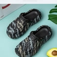 thumbnail image 5 of Men's Garden Clogs Shoes Fun Graffiti Wrapped Clog Sandals Non Slip Outdoor Beach Slippers, 5 of 14