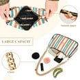 thumbnail image 2 of FORMRS Womens Shoulder Bag with Chain Strap Clutch Purse Cute Tote Handbag, Simple Nautical Pattern, 2 of 7
