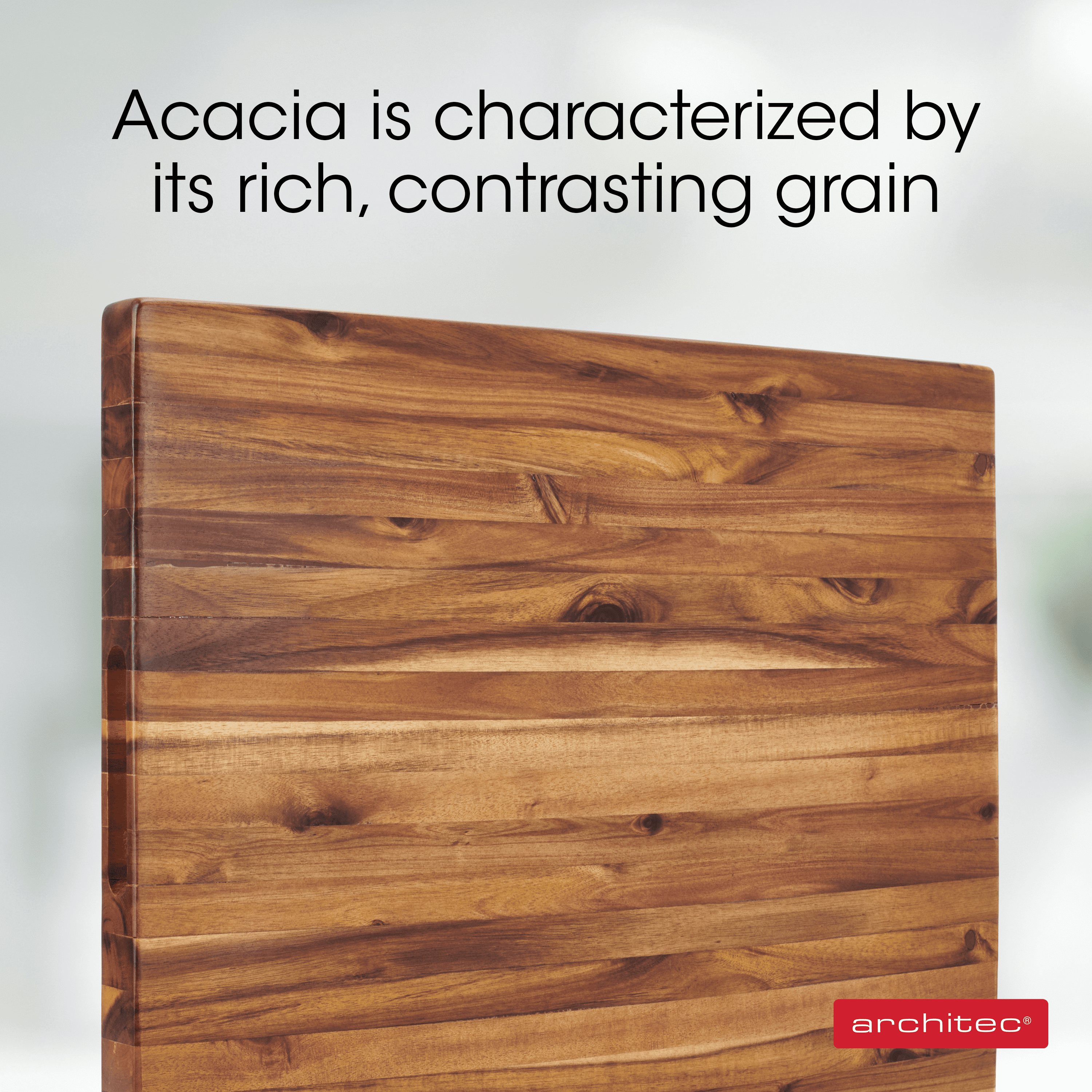 Architec Edge-Grain Acacia Chop Block 18" x 23"