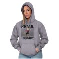thumbnail image 5 of Popeye Olive Oil Retail Therapy Cute Hoodie Sweatshirt Women Brisco Brands S, 5 of 6