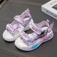 thumbnail image 5 of Kids Girls Summer Sports Sandals Children Comfort Casual Beach Outdoor Open Toe Athletic Sandals Shoes Toddler/Little Kid/Big Kid ﻿, 5 of 9