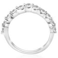 thumbnail image 2 of Pompeii 5/8 ct Diamond Engagement Guard Wedding Ring Enhancer Band 14k White Gold (I-J,I1), 2 of 3