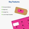 thumbnail image 3 of Avery Address Labels, 1" x 2-5/8", Assorted Neon, 450 Total (5979), 3 of 9