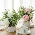 thumbnail image 3 of Cheer.US Artificial Flowers, Faux Flowers Rose&nbsp;DIY Flower Perfect for DIY Indoor Outdoor Home Kitchen Office Table Centerpieces Wedding Christmas Decor, 3 of 7