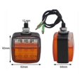 thumbnail image 2 of 2Pcs LED Forklift Light 12V 24V Tractor Turn Signal Motorcycle Direction Indicator Amber White Truck Trailer Position Lamp, 2 of 4