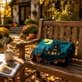 thumbnail image 6 of PoyoKee Throw Blanket for Couch, House Flannel Soft Blanket for Halloween Decorations, 39" x 23" Thanksgiving Fall Decor Cute Quilt for Bed Sofa Cover, 6 of 7