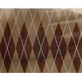 thumbnail image 4 of oneOone Georgette Viscose Tan Fabric Argyle Check Craft Projects Decor Fabric Printed By The Yard 42 Inch Wide, 4 of 4