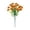 A004- Orange, variant on Artificial White Flowers Faux Flower Bouquet with Eucalyptus Leaves, Uv Resistant Fake Floral Stems for Home Decor Wedding Arrangements Bridal Shower Centerpieces, Single Pack