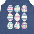 thumbnail image 3 of Instant Message - Mixed Patterned Easter Eggs - Toddler and Youth Girls A-line Dress, 3 of 6