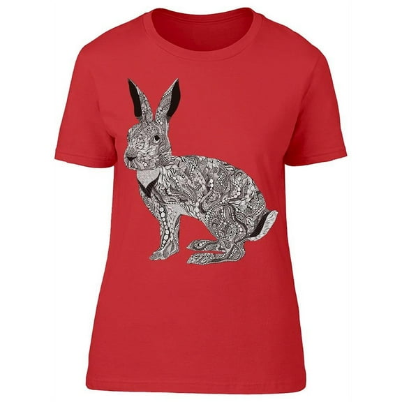 Chinese New Year Symbol Rabbit T-Shirt Women -Image by Shutterstock, Female 3X-Large