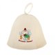 thumbnail image 1 of 2x Sombrero de sauna ucraniano decorativo sombrero de hombres y mujeres Accesorios de sauna para mujeres, fieltro natural Gloria Gorro Sauna Gorro Banya, 1 of 8