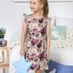 thumbnail image 4 of Balery Rose Flowers Camisón de princesa para niñas, pijama de algodón con mangas abullonadas, suave y bonito.-X-Large, 4 of 6