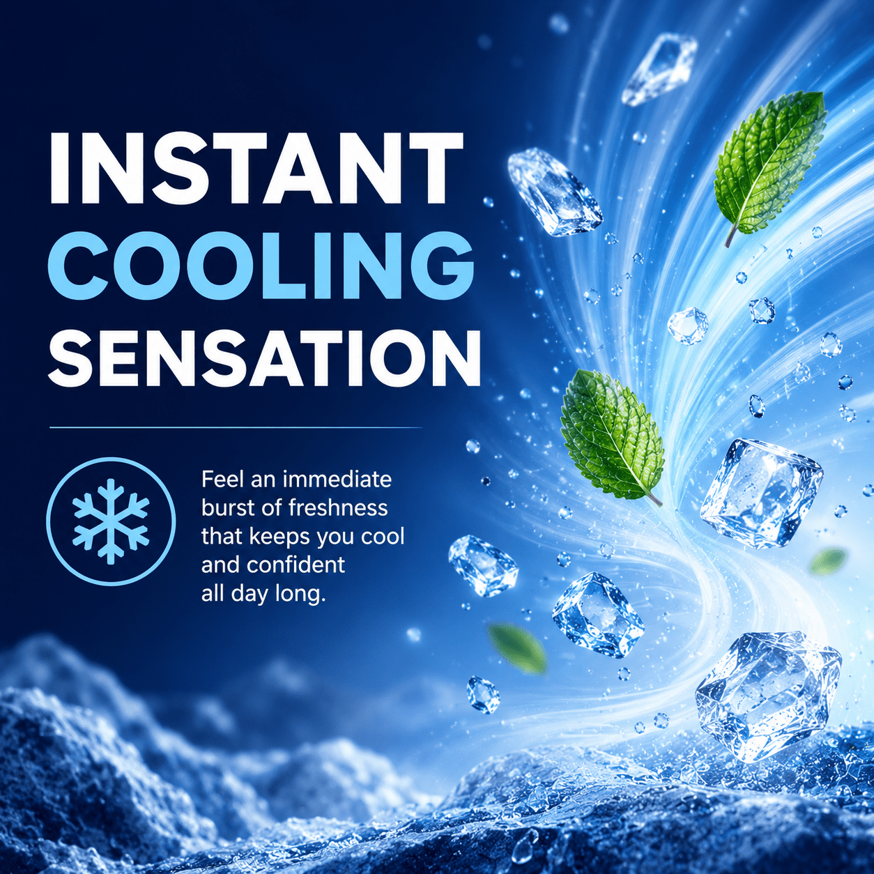 NIVEA MEN Cool Kick Anti-Perspirant Deodorant Roll-On, 50 mL Each, 6 Pack – 48 Hour Sweat & Odor Protection, Instant Cooling Freshness