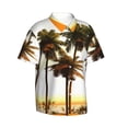 thumbnail image 2 of Sunshine Island Hawaiian Shirts For Men, Summer Short-Sleeve Relaxed-Fit Button-Down Shirts 3x-Large, 2 of 9