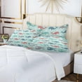 thumbnail image 6 of Coolnut Cute Whales Pillowcases, Soft and Cozy Decor Giftsative Pillow Cases with Hidden Zipper for Bedroom, Sofa, Couch, King Size 20x40 Inches（569）, 6 of 6