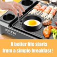 thumbnail image 3 of 4 Pieces Fried Egg Molds, Pancake Mold Stainless Steel Non-stick Pancake Mold Fried Egg Mold For Fry, 3 of 3