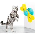 thumbnail image 1 of Windmill Cat Toy Turntable Tease Interactive Cat Toy Scratch Tickle Hairbrush Clean Qualified Access Accessories —Yellow, 1 of 7