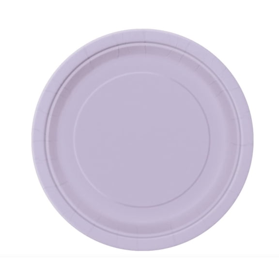Lavender Paper Cake Plates, 8ct