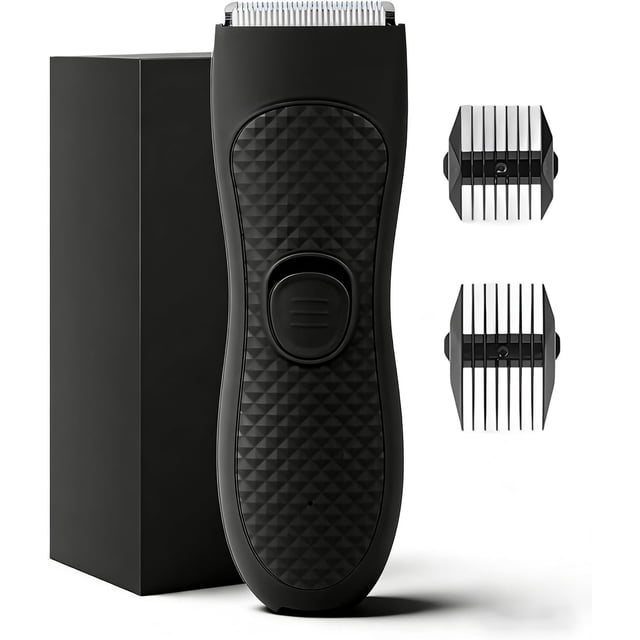 Rasuradora eléctrica para hombre - Afeitadora para corporal y zonas íntimas, recargable, para uso en seco y húmedo, sin irritación, fácil limpieza