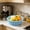 Blue, variant on CSSJKYJ Round Woven Plastic Storage Baskets Colorful Imitation Rattan Bread Organizer Decorative Kitchen Serving Bowls for Home Pantry Countertop Parties & Classroom Use,Orange