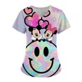 thumbnail image 3 of Mickey Mouse Disney Cuello en V Salón de belleza Médico de mascotas 2024 Uniforme de enfermera superior Top de mujer 2023 Ropa de enfermería de bolsillo Hospital, 3 of 5