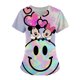 thumbnail image 3 of Mickey Mouse Disney Cuello en V Salón de belleza Médico de mascotas 2024 Uniforme de enfermera superior Top de mujer 2023 Ropa de enfermería de bolsillo Hospital, 3 of 5