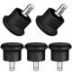 thumbnail image 1 of unbranded 5Ud Glides Para Sillas Oficina Para Duros Antimovimiento Color Negro, 1 of 6
