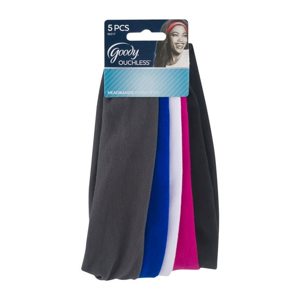Goody Goody Ouchless Fabric Headbands 5 count