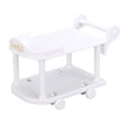 thumbnail image 3 of Almencla 1 :12 Scale Dollhouse Kitchen Serving Cart Dollhouse Decoration Lightweight Pretend Play Mini Bar Buffet Cart for Furnishings White, 3 of 8