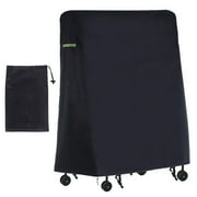 65x28x73'' Folding table tennis Table Cover Waterproof 420D Oxford Table Tennis Cover, Black