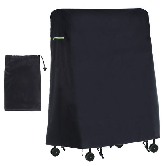 65x28x73'' Folding table tennis Table Cover Waterproof 420D Oxford Table Tennis Cover, Black