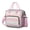 Pink-5, variant on Rustic Boho Lunch Cooler Tote, Waterproof Insulated Lunch Bag with Multi Pockets, Dual Compartments, and Vintage Style for Office or Gift Use