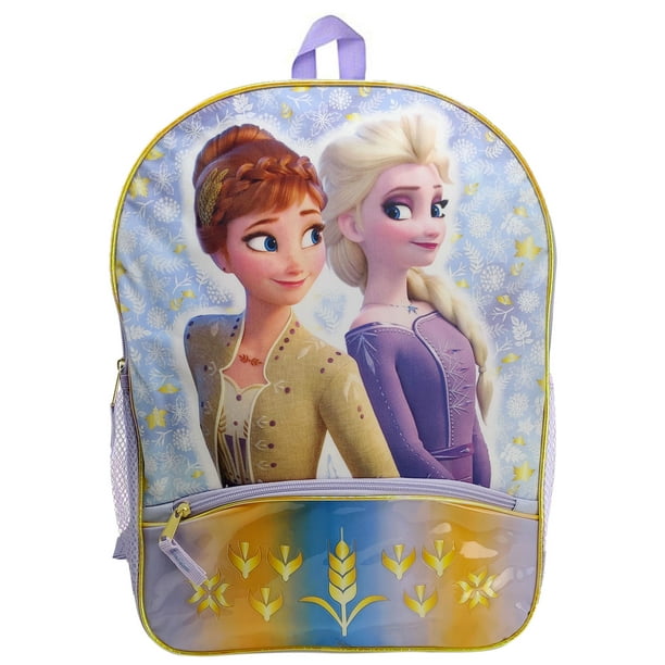 Disney Disney Frozen 2 Anna Elsa Backpack With Lower Pocket Gold