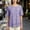 Purple, variant on Cotton Eyelet Boho Tops For Women,Crew Neck Short Sleeve Shirts Women's Cotton Linen Blouse Loose Fit Casual Boho Top Babydoll Blouses Eyelet Embroidered Shirts Vacation Clothes,Blue,L