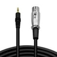thumbnail image 3 of 2.5m/8.2ft Microphone Cable XLR To 3.5mm Plug Condenser Audio Adaptor, 3 of 8