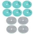price crash 10Pcs 3in Sanding Discs Pads Buffing Polishing Diamond Marble Concrete Stones 2000