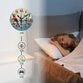 thumbnail image 4 of Personalized Analog Clock Non-Ticking Silent Wall Clocks Battery Operated Clocks with Picture Decorative for Living Room-Birds Flowers Twigs Branches(10inch), 4 of 4
