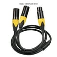thumbnail image 4 of Cable divisor XLR Seitruly de cobre hembra a doble macho portátil electrochapado 22AWG HiFi, 4 of 6