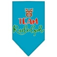 thumbnail image 2 of Christmas Pet and Dog Bandana Screen Printed, "Team Rudolph", 2 of 10