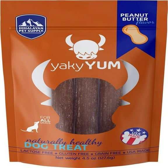 Himalayan Dog Chew  4.5 oz Yaky Yum Peanut Butter Dog Chew